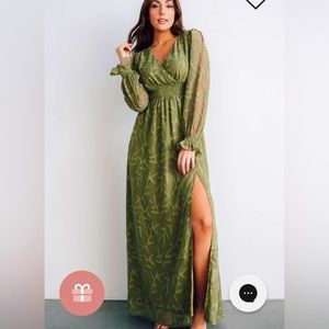 Baltic Born - dusty olive - L - worn once!